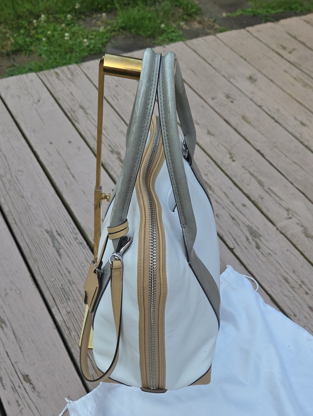 Coach Bleeker Preston 30485 Leather Colorblock Satchel 2013 $498 Retail EUC - Picture 6 of 17